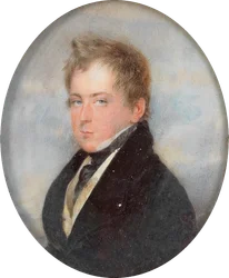 Retrato del Conde Nicolaus Palffy Erdod con chaqueta negra